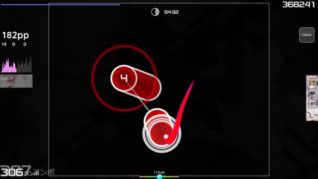 Cazu4 playing LiSA - Thrill, Risk, Heartless (Game Ver.) [FukA's Extra]