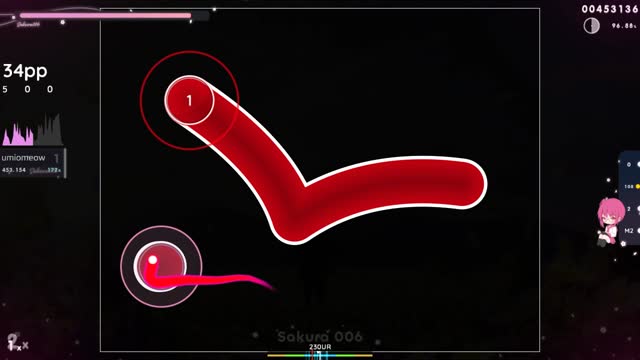 umiomeow playing Ai Higuchi - Akuma no Ko (TV Size) [Insane]