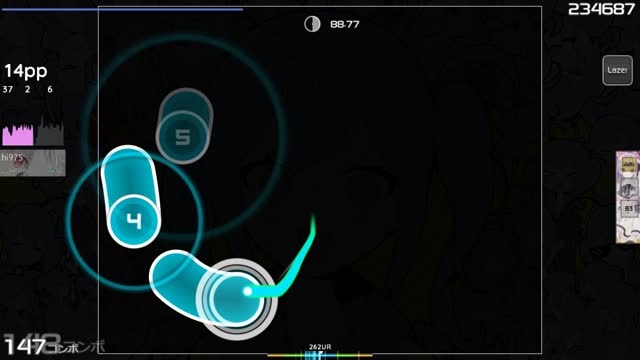 hi975 playing DECO*27 - Telepathy feat. Hatsune Miku [Hard]