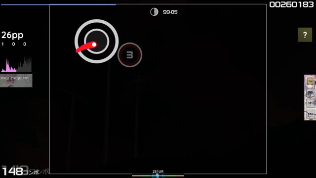 excalzrequiem playing Takahashi Yoko - Zankoku na Tenshi no These (TV Size) [ReFaller's Hard]