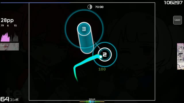 Guinuv playing HALLO CEL feat. Ui, Kasane Teto - Teto the 31st [SUISEI's Expert]