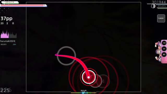 harumaki2024 playing KANA-BOON - Silhouette [pkhg's Insane]