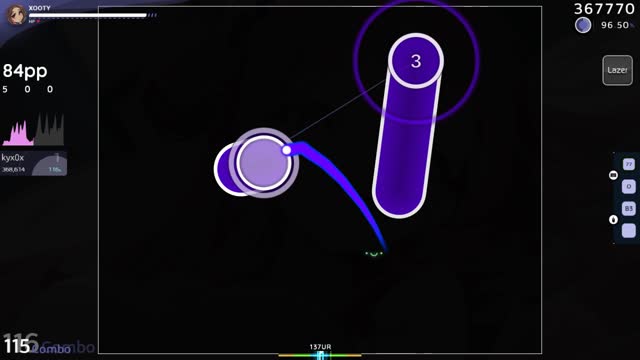 kyx0x playing Porcelain Black - Pretty Little Psycho (Nightcore & Cut Ver.) [Kumocha's Expert]