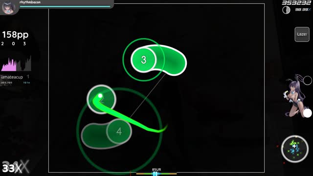 iamateacup playing Demi Lovato - Heart Attack (Rock Ver.) (Nightcore & Cut Ver.) [Nymphe's Extra]